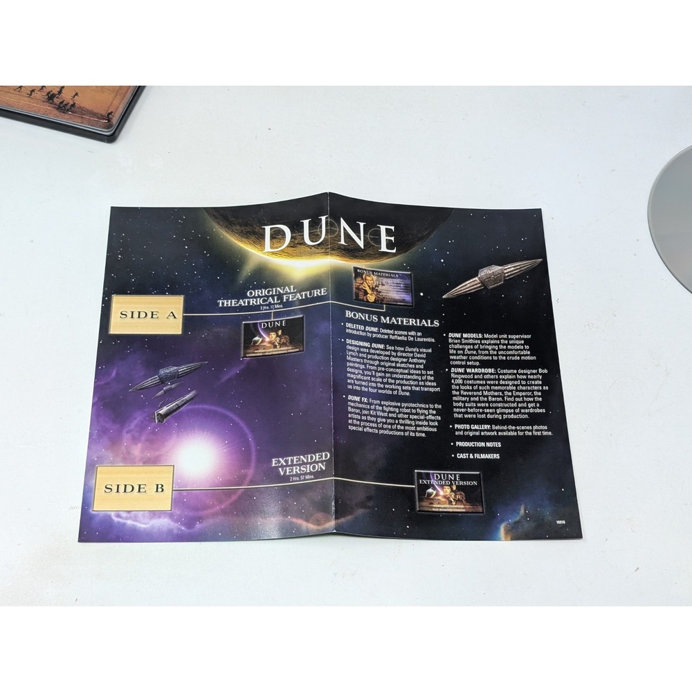 Dune 1984 Extended Edition Steelbook + Inserts DVD - Picture 2 of 13